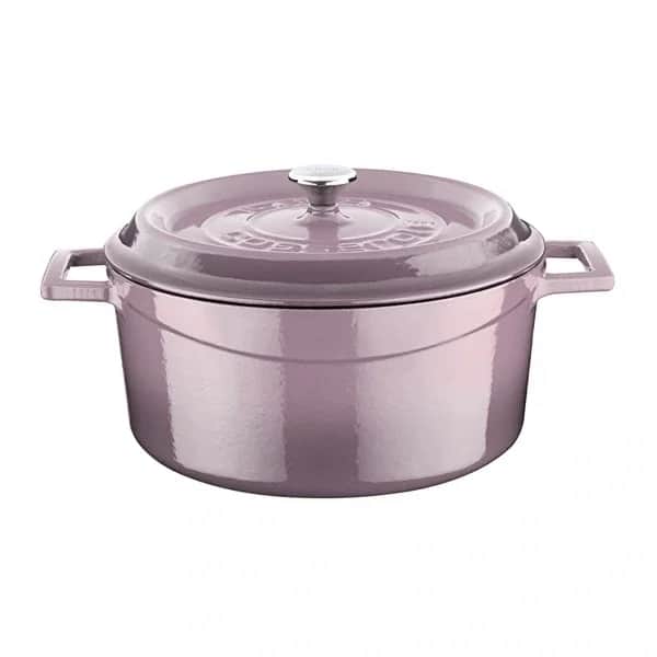 Lava Purple 24cm Gusseisen Topf mit Trenddeckel - Vielseitiges Kochgeschirr