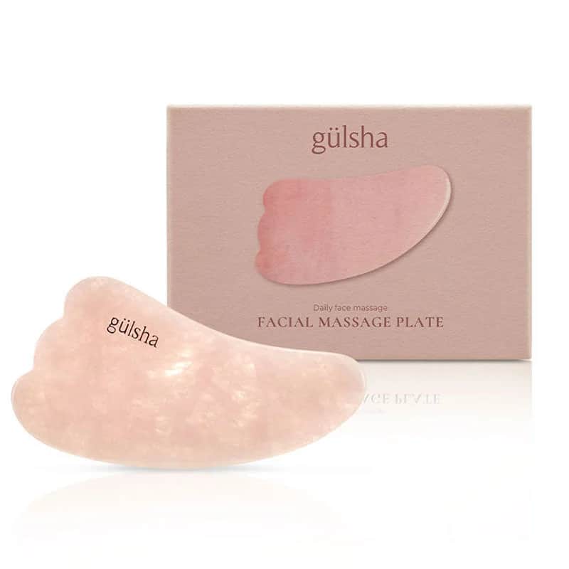 Gülsha Gesichts-Massageplatte - Naturstein Anti-Aging-Werkzeug