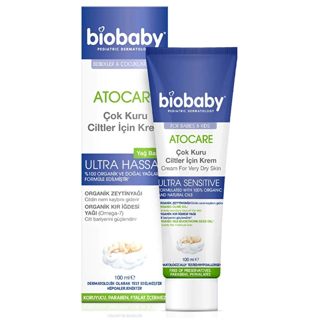Biobaby Feuchtigkeitscreme für trockene Haut 100ml