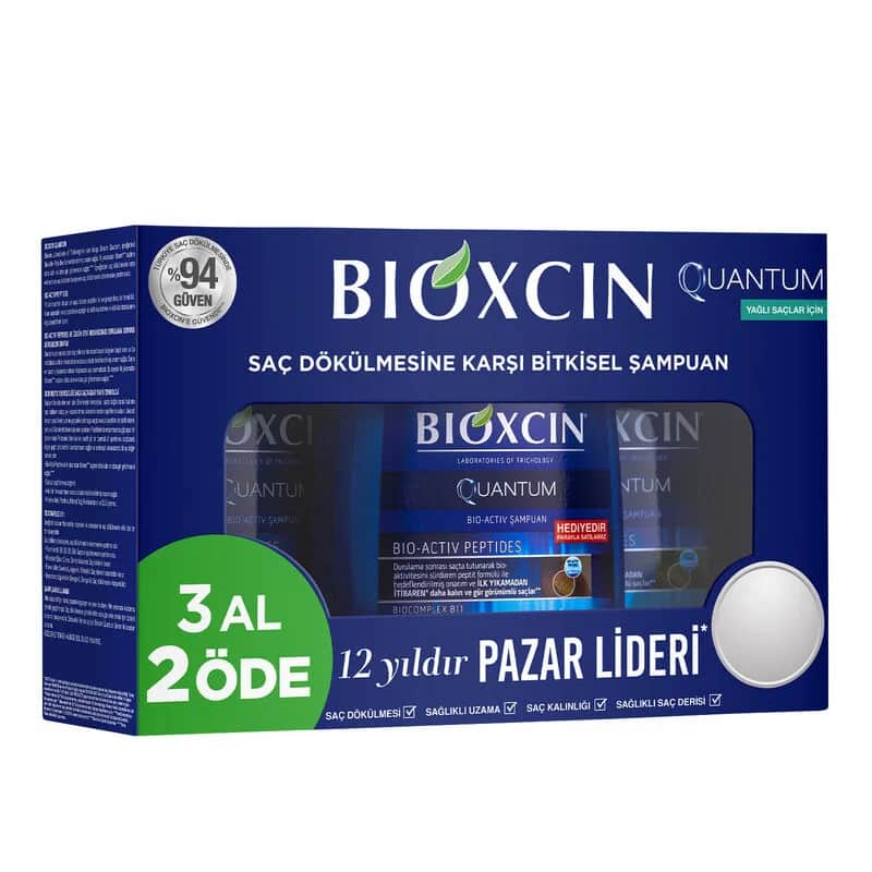 Bioxcin Quantum Anti-Haarausfall Shampoo für fettiges Haar 900ml