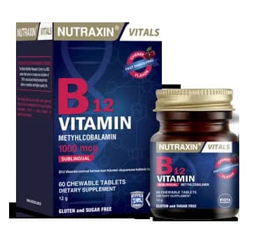 Nutraxin Vitals B12 Vitamin 1000 mcg