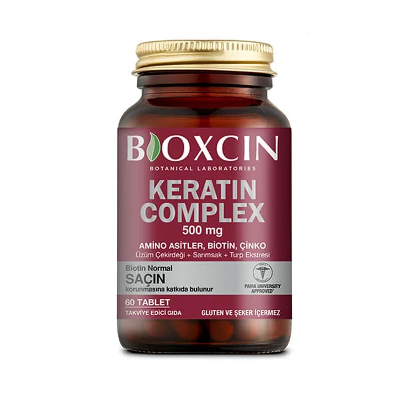 Bioxcin Keratin Komplex Tabletten für Haar- und Nagelstärkung 60 Stück