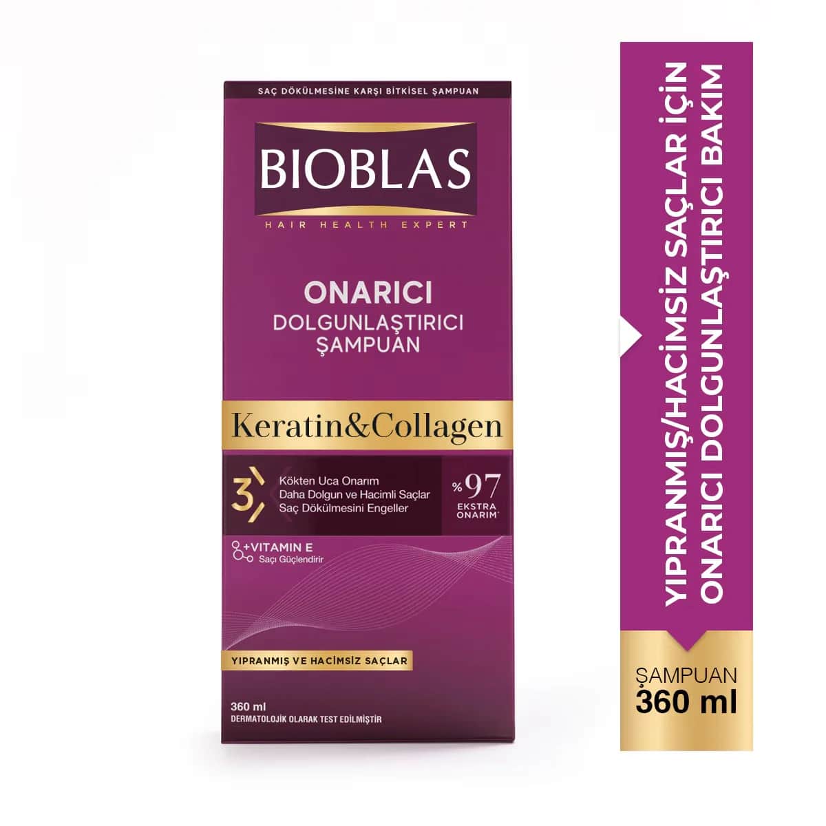 Bioblas Kollagen &amp; Keratin Anti-Haarverlust Shampoo 360ml