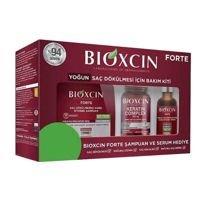 Bioxin Forte Haarausfall Set: Serum, Keratin Kapseln &amp; Shampoo