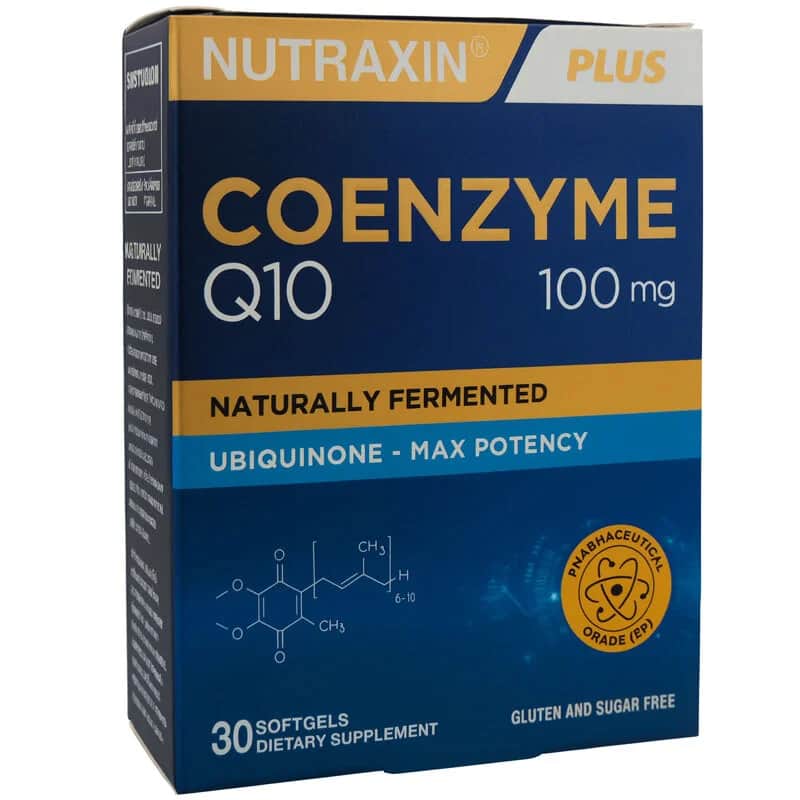 Nutraxin CoQ-10 100mg Weichkapseln für Herzgesundheit und Energie