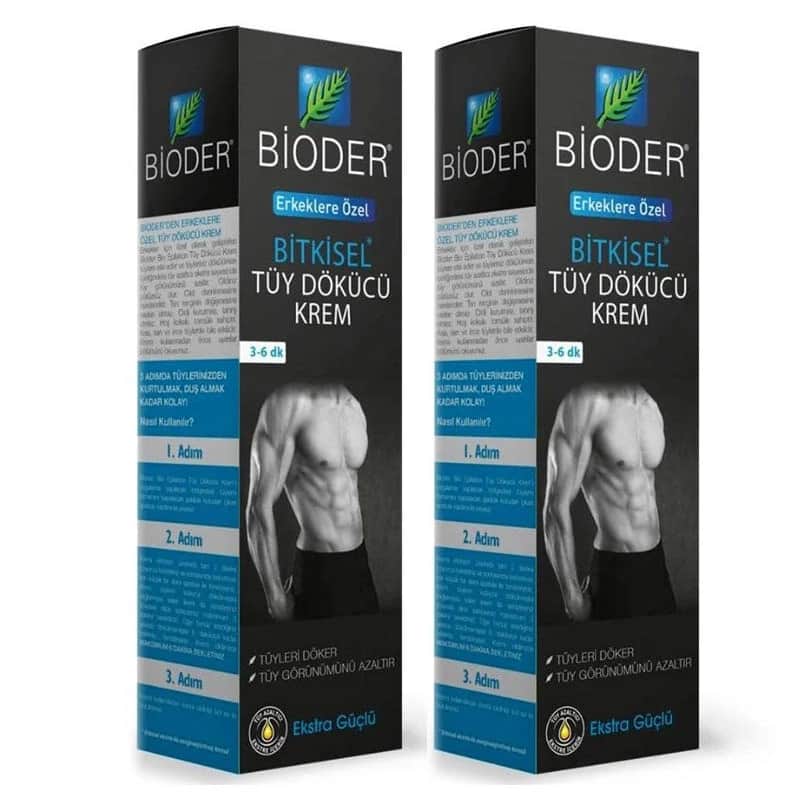 Bioder Männer Haarentfernungscreme Set