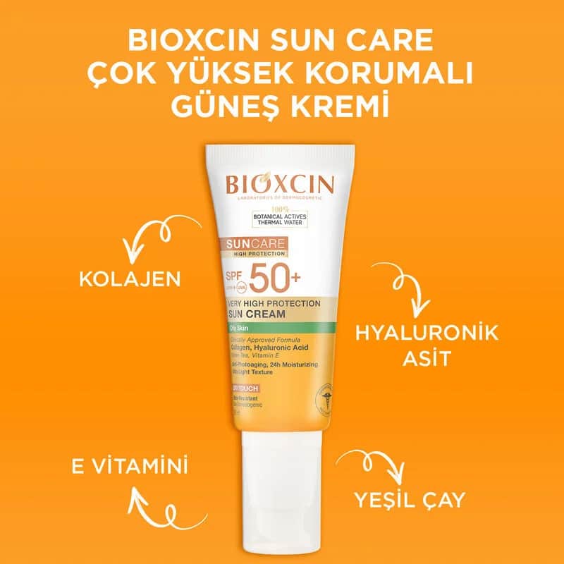 Bioxcin Sonnencreme SPF 50+ für fettige Haut - 50ml