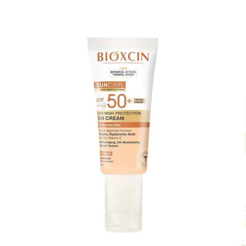 Bioxcin Tönende Sonnencreme SPF 50+ für trockene Haut - 50ml