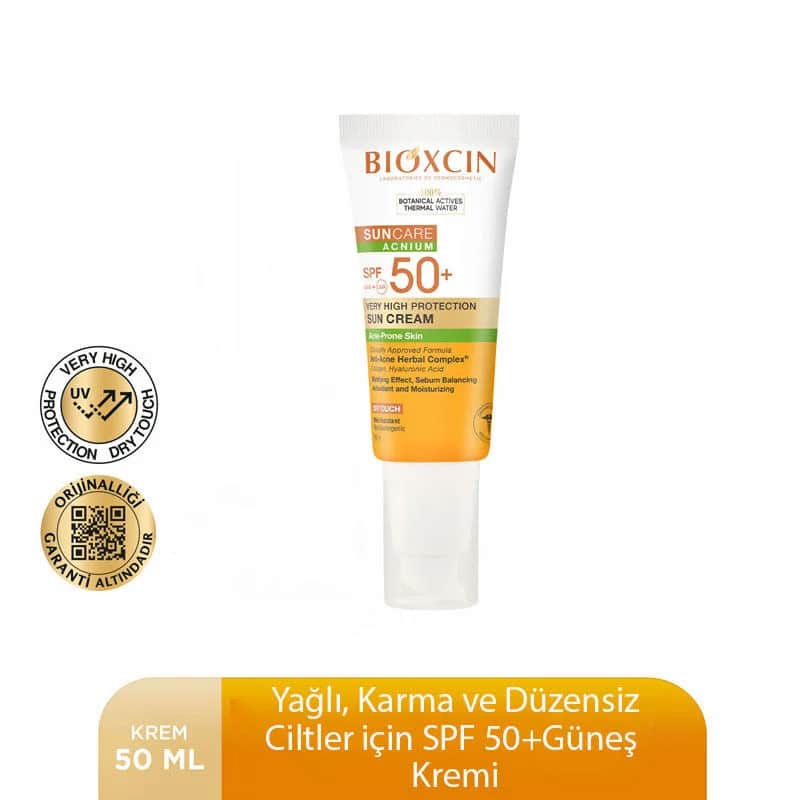 Bioxcin Sonnencreme SPF 50 für unregelmäßige Haut - 50 ml