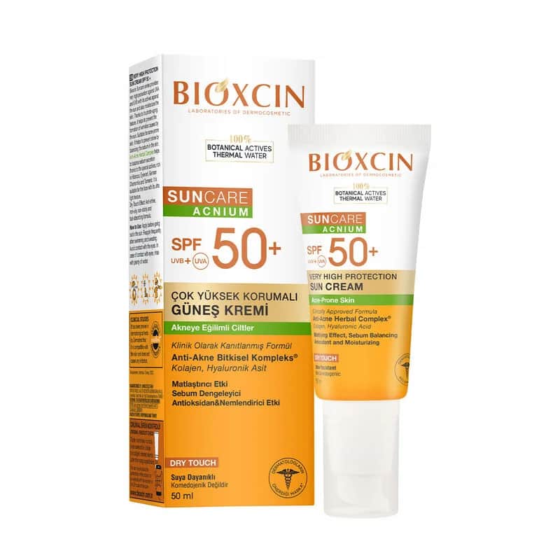 Bioxcin Sonnencreme SPF 50 für unregelmäßige Haut - 50 ml