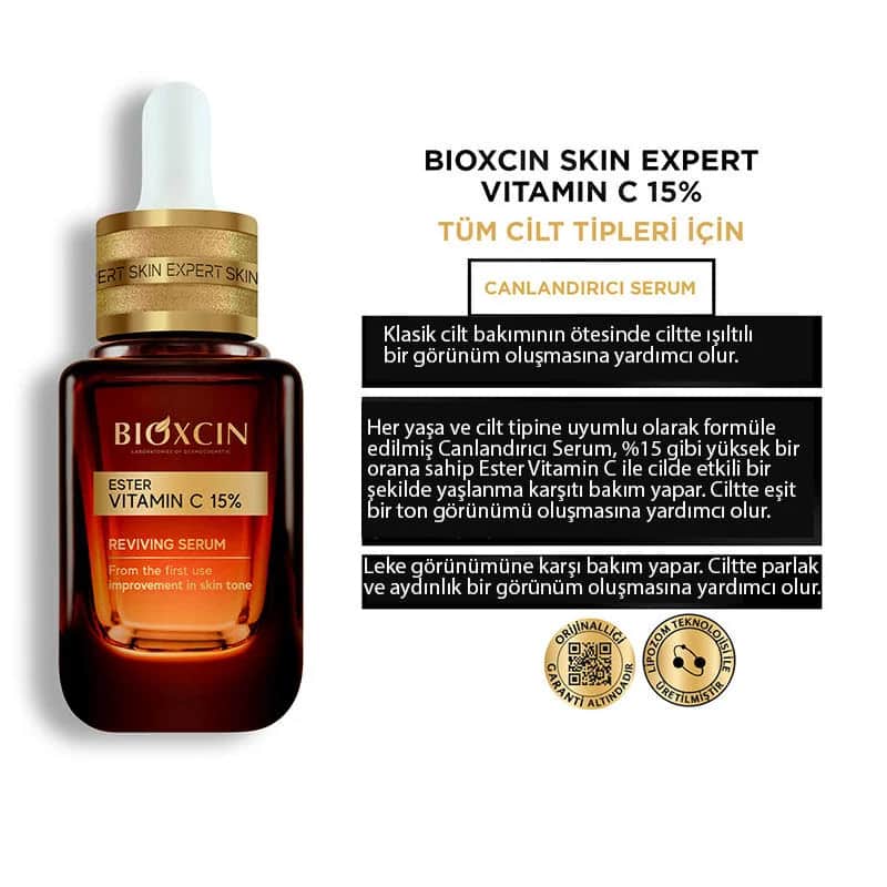 Bioxcin Ester Vitamin C 15% Revitalisierendes Serum 30ml