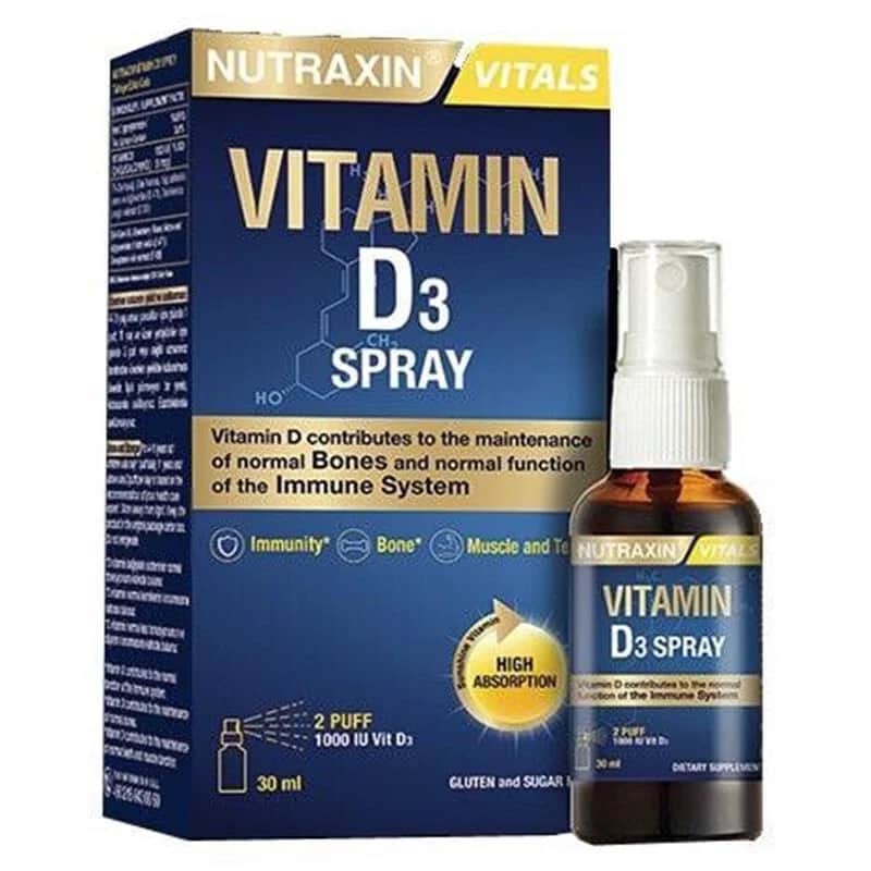 Nutraxin D3 Vitamin Spray - 30ml