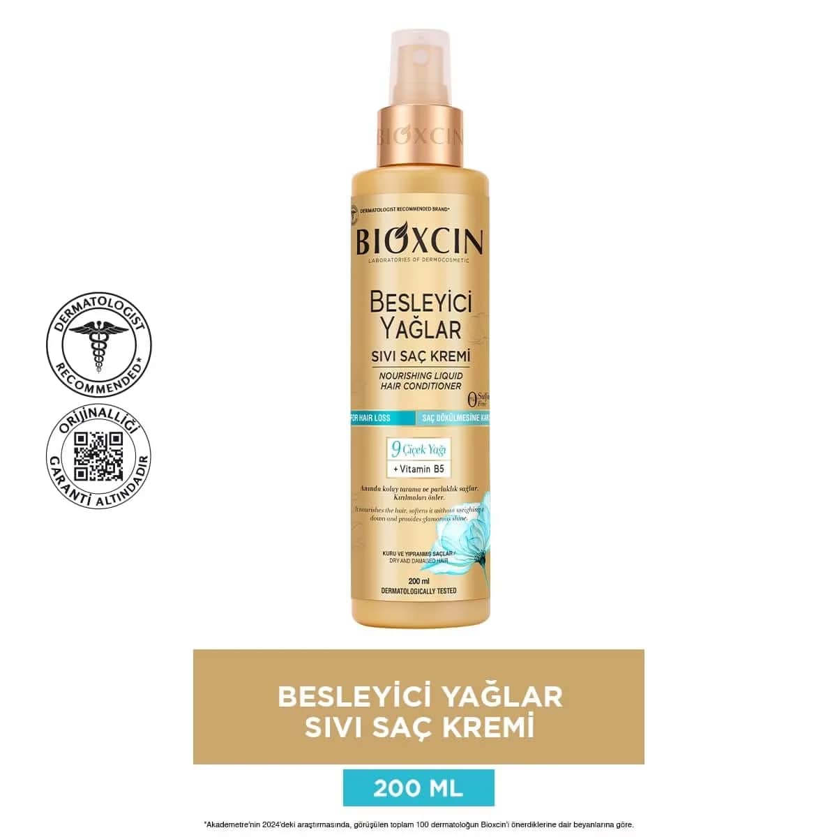 Bioxcin Nährende Öle Flüssige Haarcreme Conditioner 200ml