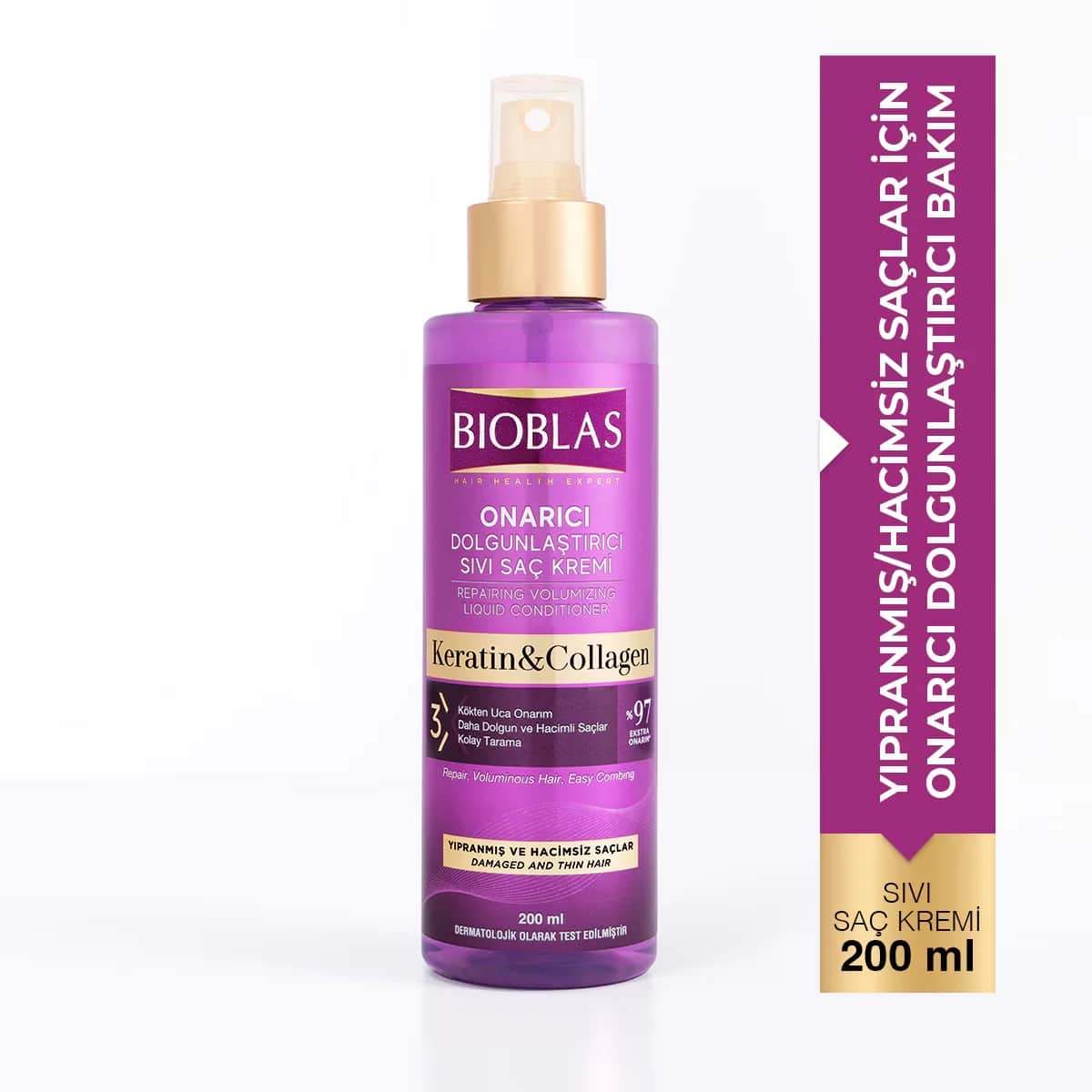 Bioblas 200ml Kollagen- und Keratin-Haarcreme