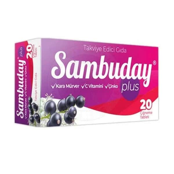 Sambuday Plus Vitamine und Mineralien - 20 Tabletten