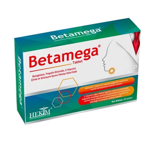 Betamega Nahrungsergänzungsmittel - 30 Tabletten