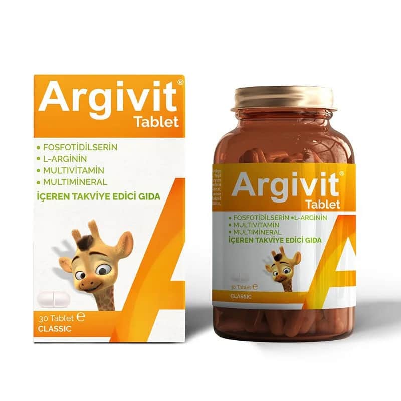 Argivit Classic Nahrungsergänzungsmittel für Jugendliche - 30 Tabletten