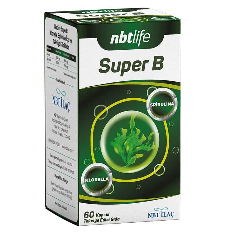 NBT Life Super B Nahrungsergänzungsmittel - 60 Kapseln
