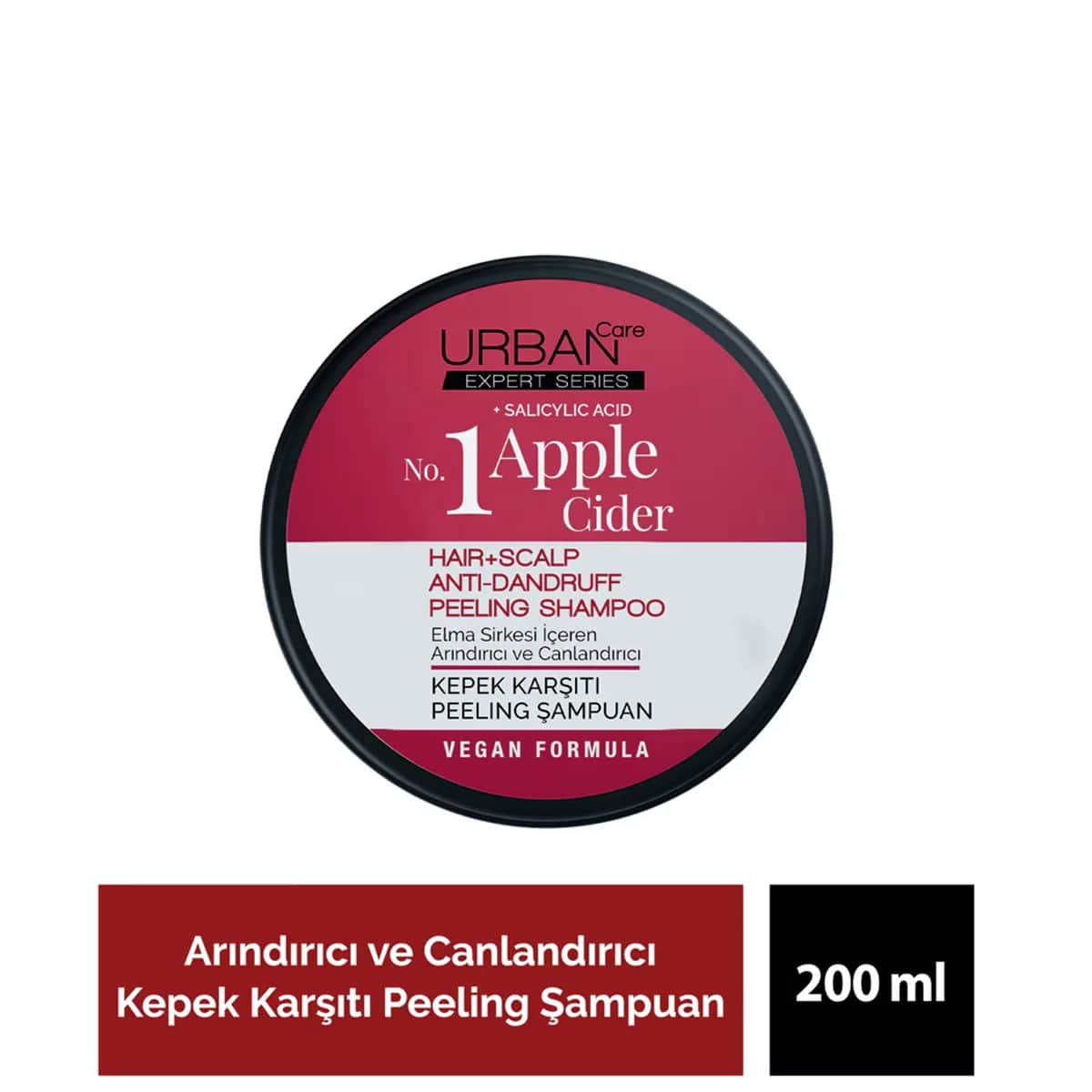 Urban Care Apfelessig Anti-Schuppen Peeling Shampoo 200g