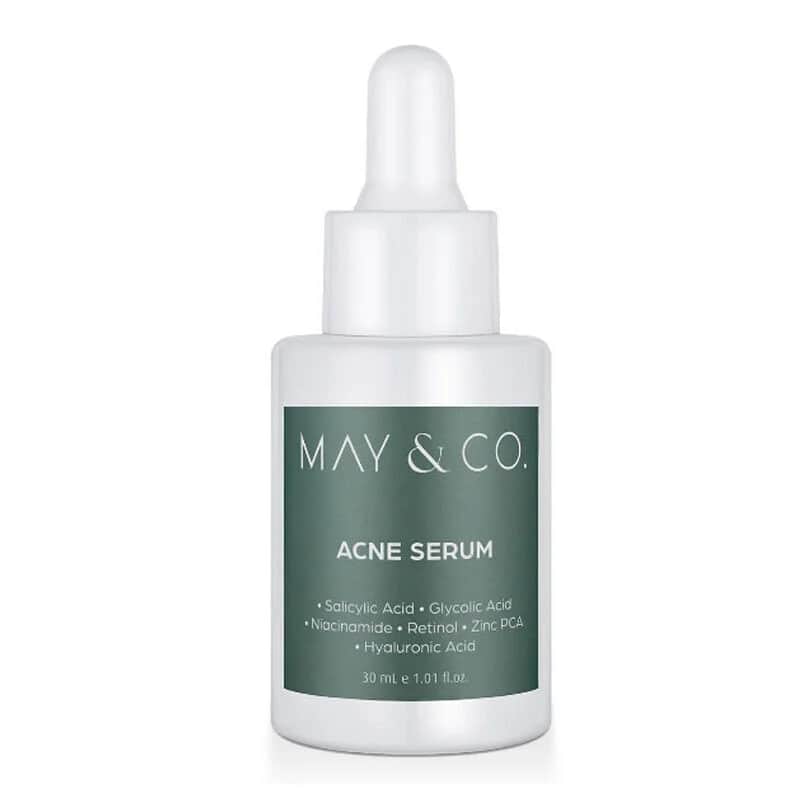 May Co Akne Serum 30ml - Schnell wirkende Behandlung von Unreinheiten