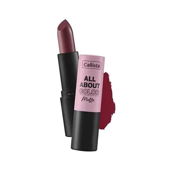 Callista Matt Lippenstift in Burgunder - Pflegende Farbe von Callista