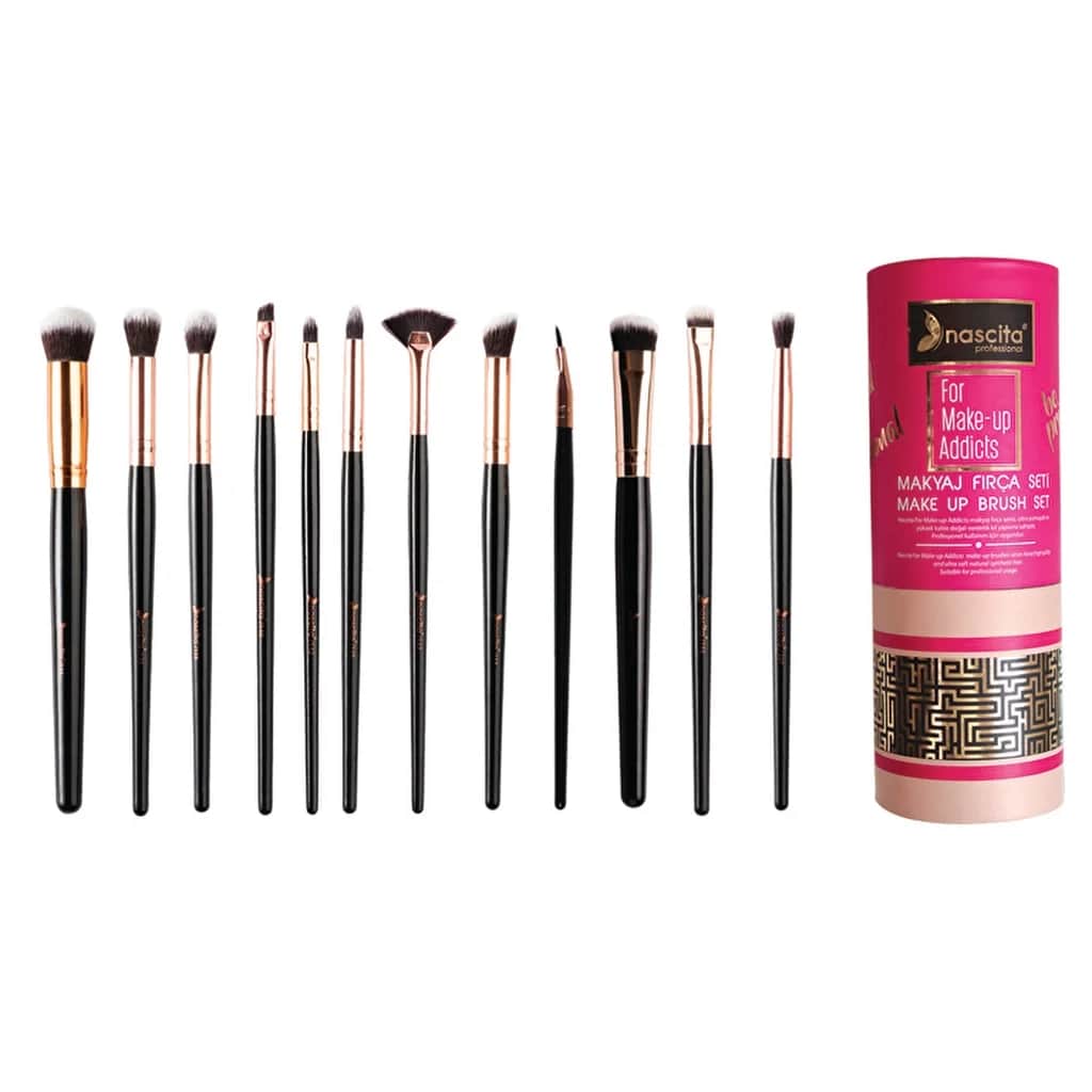 Nascita Make-up Addicts Pinselset Schwarz für Augen und Augenbrauen