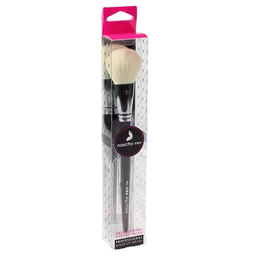 Nascita Pro 0254 Winkelformiger Rundpinsel für Rouge für makelloses Make-up