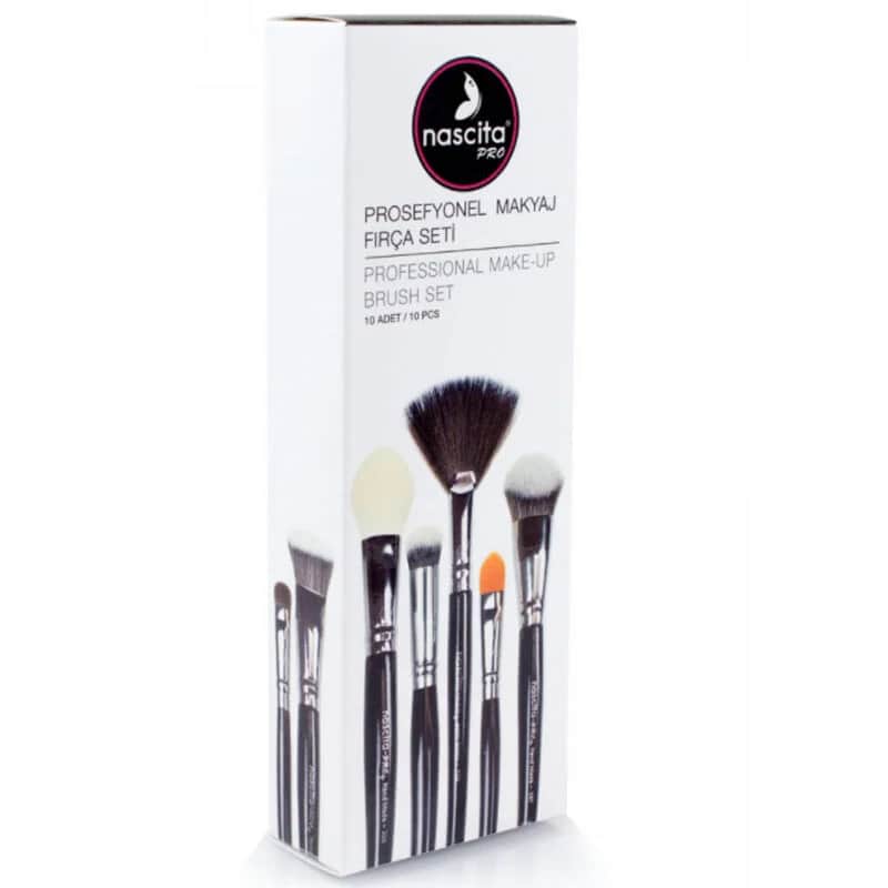 Nascita Pro 10-teiliges Makeup-Pinselset für eine makellose Anwendung