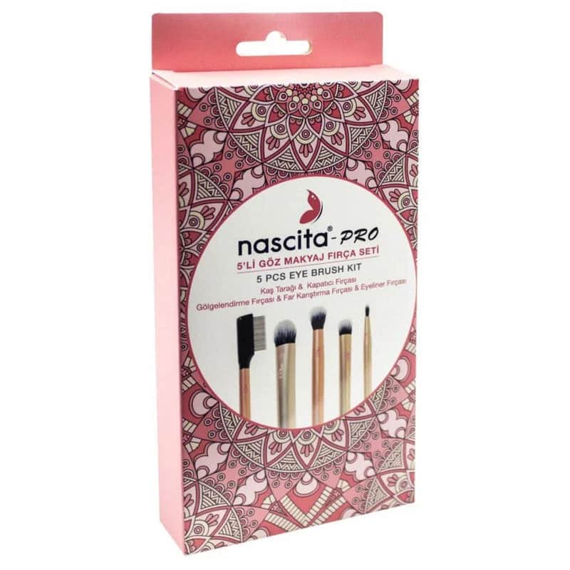 Nascita 5-teiliges Augen-Make-up-Pinselset - Essenzielle Werkzeuge für makellose Looks