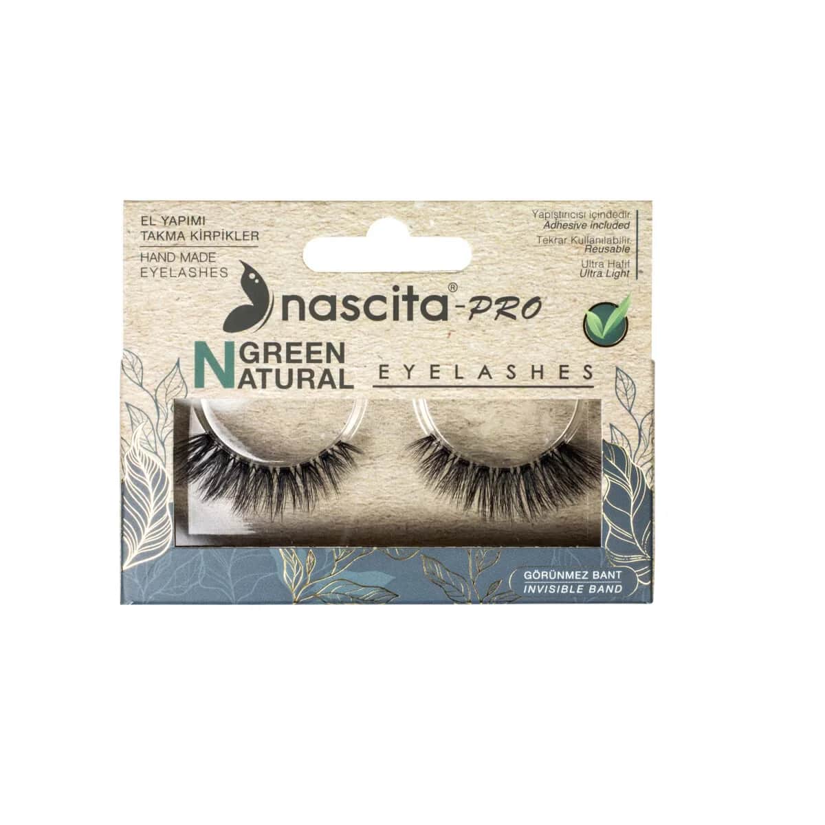 Nascita-Pro Green 110 Naturhaare Wimpern für Glamour-Look