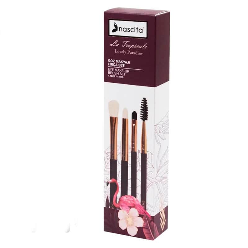Nascita La Tropicale Burgundy Augen-Make-up-Pinselset 94