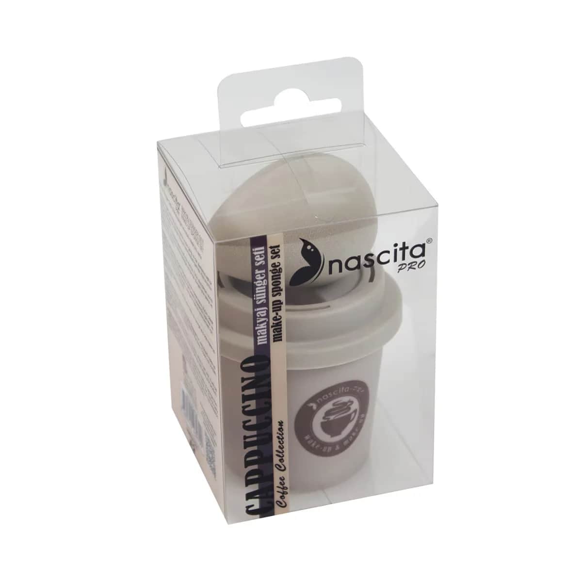 Nascita Kaffee Cappuccino Make-up Schwamm Set - Makelloses Mischen