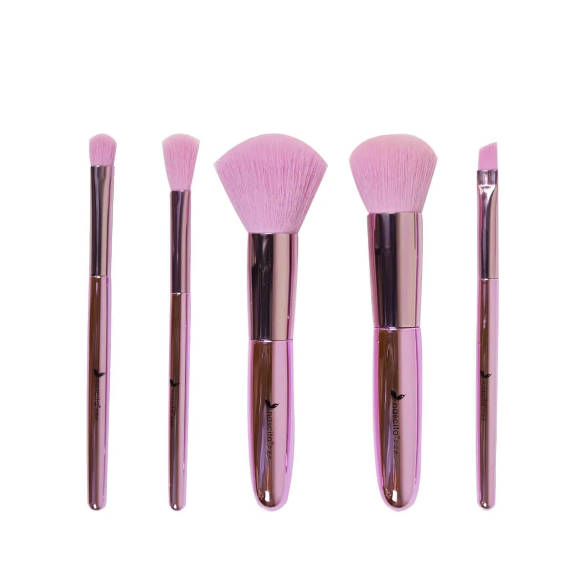 Nascita Reise 5-teiliges kompaktes Make-up-Pinselset