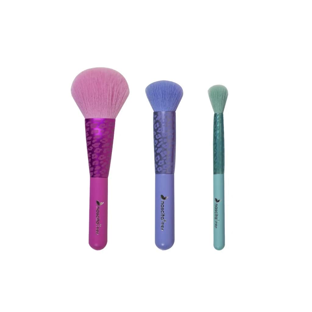 Nascita Farbige 3-teilige Profi-Make-up-Pinselset