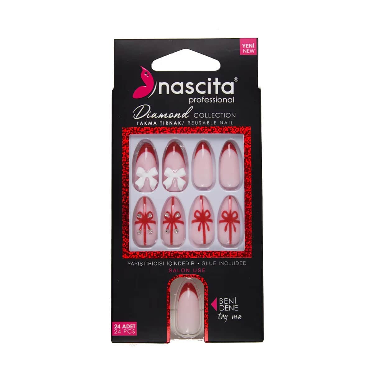 Nascita Stoned Kunstnägel S261 - 24-teiliges