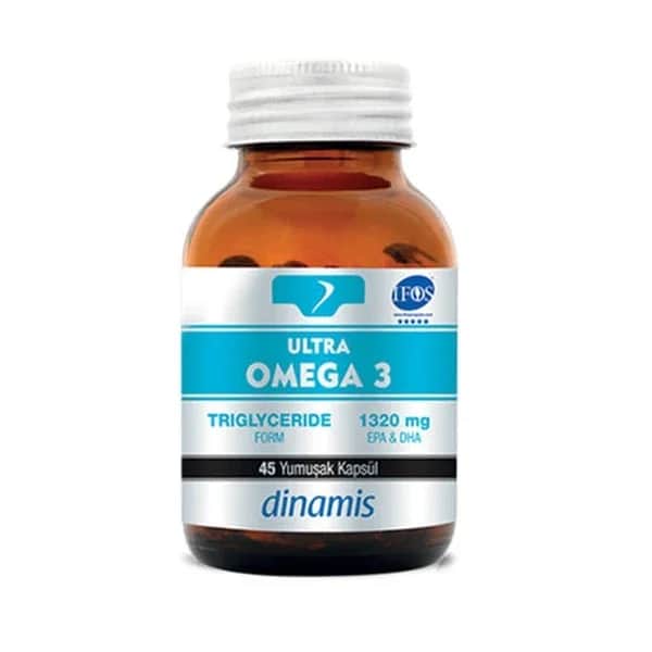 Dinamis Ultra Omega 3 Nahrungsergänzungsmittel - 45 Weichkapseln