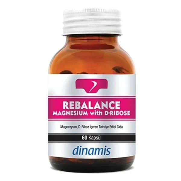 Dinamis Rebalance Magnesium &amp; D Ribose - 60 Kapseln