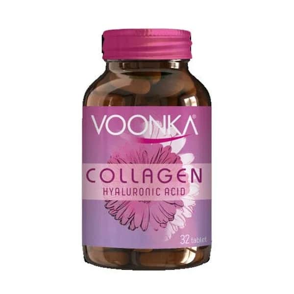 Voonka Kollagen- und Hyaluronsäure-Tabletten – 32 Stück