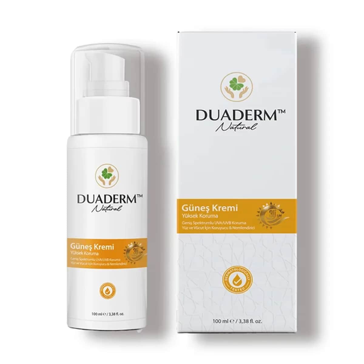 Duaderm SPF 30 Gesichts-Sonnencreme - 100ml