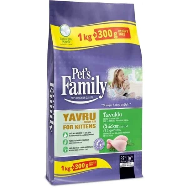 Hundefutter für Kätzchen 1000g