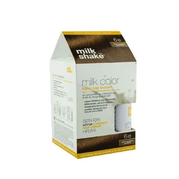 Milchshake Dunkel Aschblond Haarfarbe 6E