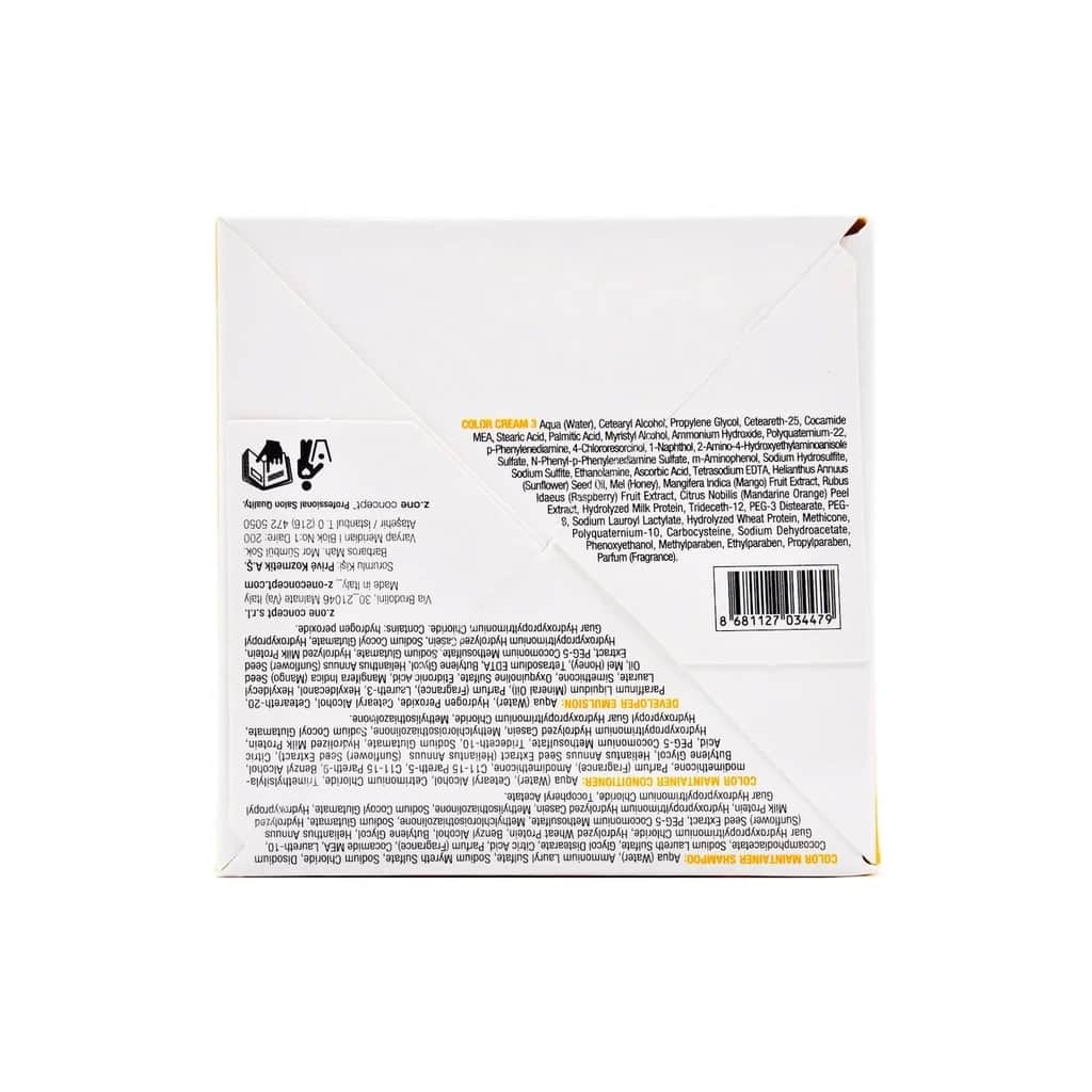 Milchshake Dunkelbraun Permanente Haarfarbe Eco Kit