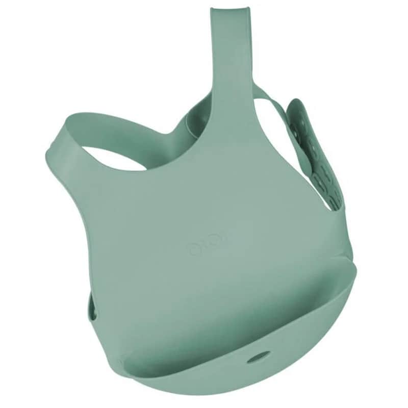 OiOi Silikon Baby-Lätzchen River Green für 6 Monate+