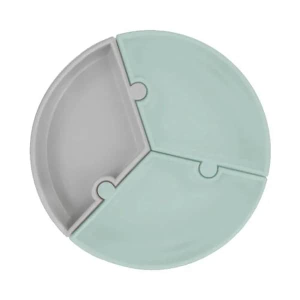 OiOi Silikon Puzzle Baby Essplatte