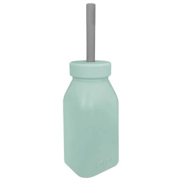 OiOi Babyflasche mit Strohhalm River Green 6 Monate+