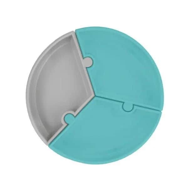 OiOi Aqua Green Silikon Puzzle Baby Teller