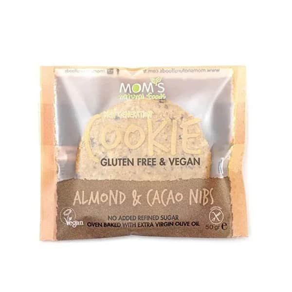 Mom's Glutenfreie vegane Kekse – Ohne Zuckerzusatz, 50g