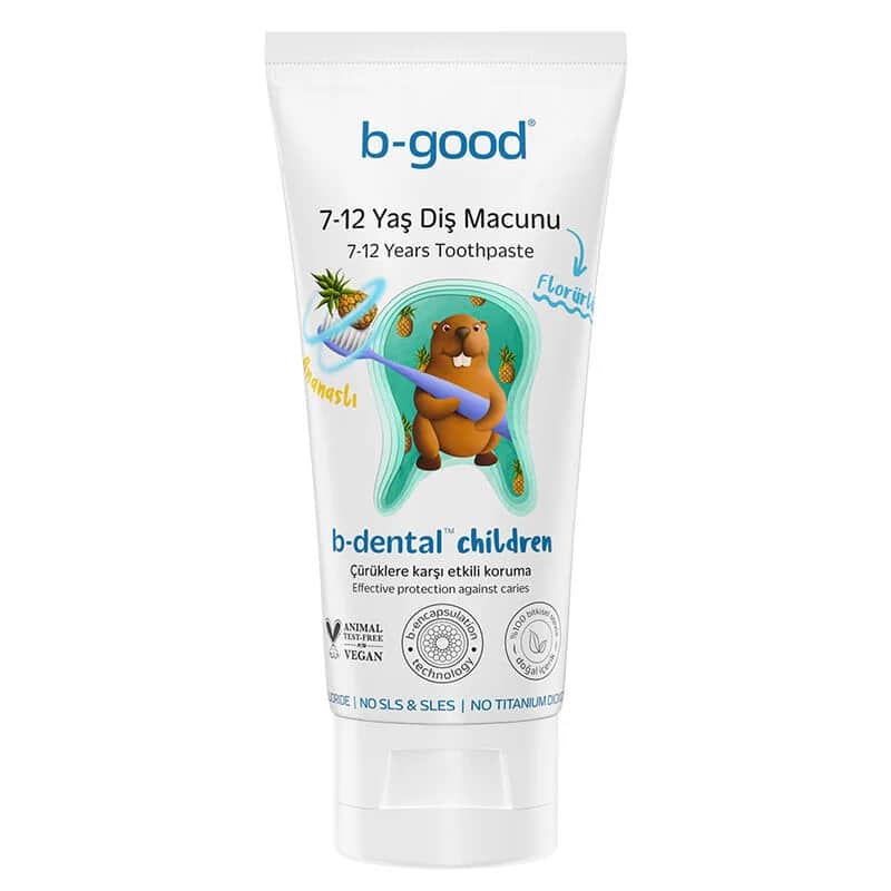 b-good b-dental Fluorid Kinderzahnpasta, Ananas 50ml