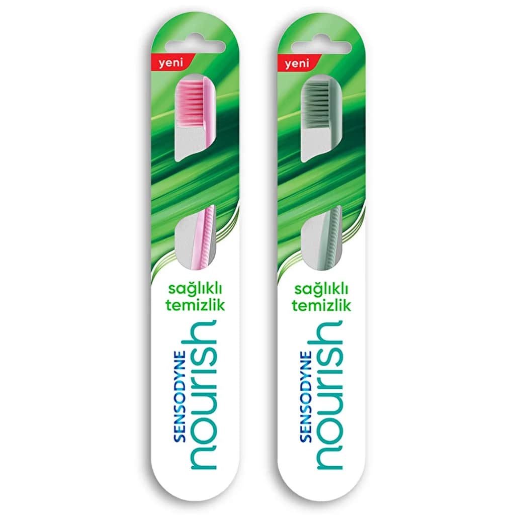 Sensodyne Nourish Weiche Zahnbürste für empfindliche Zähne