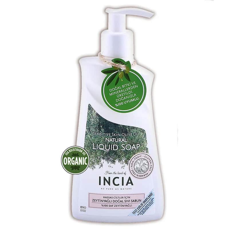 INCIA Olivenöl Flüssigseife für empfindliche Haut - 250 ml